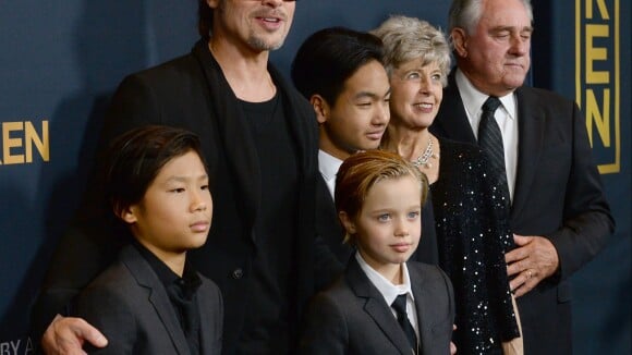 Brad Pitt avec Maddox, Pax et Shiloh : Angelina malade, sa famille solidaire !