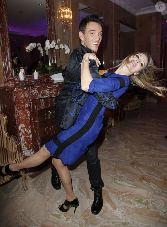 Tonya Kinzinger et Maxime Dereymez - 38ème édition de la cérémonie des Best Awards au Salon Hoche à Paris le 15 décembre 2014. 