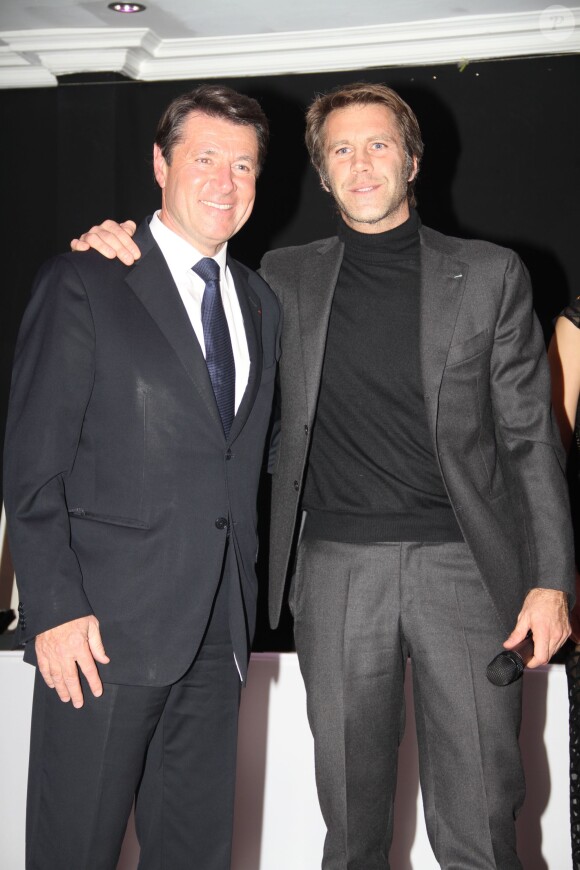 Christian Estrosi et le prince Emmanuel-Philibert de Savoie - 38ème édition de la cérémonie des Best Awards au Salon Hoche à Paris le 15 décembre 2014. 