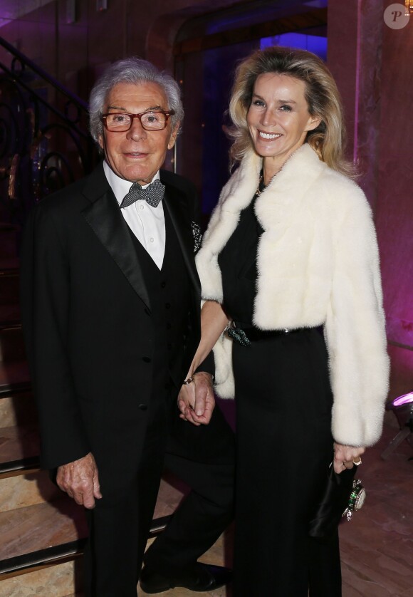 Jean-Daniel Lorieux et sa femme Laura Restelli Brizard - 38ème édition de la cérémonie des Best au Salon Hoche à Paris le 15 décembre 2014. 'The Best Awards 2014'