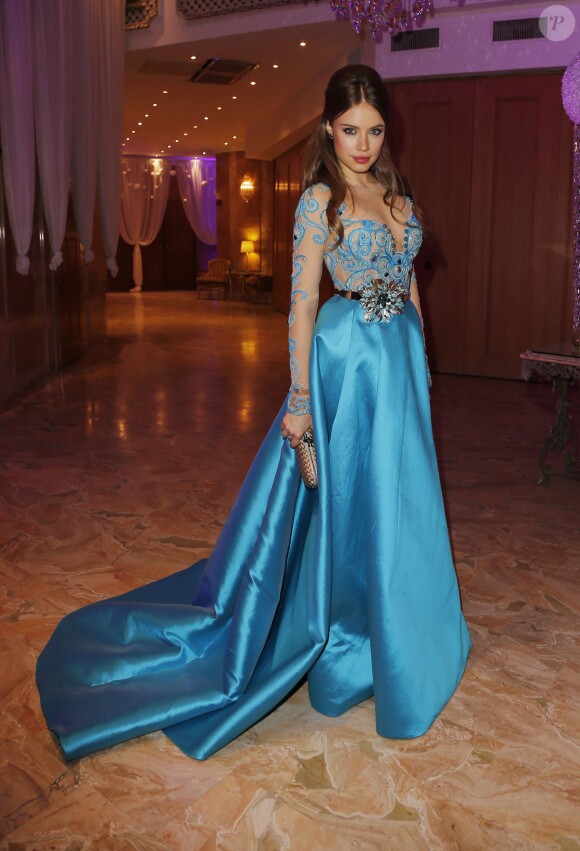 Le mannequin Xenia Tchoumitcheva, élue plus belle femme du monde par l'édition suisse du magazine Maxim - 38ème édition de la cérémonie des Best au Salon Hoche à Paris le 15 décembre 2014. 'The Best Awards 2014'