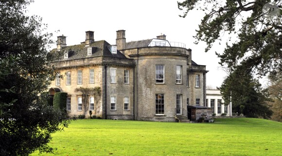 Hôtel privé "Babington House" où a lieu le mariage de Eddie Redmayne et sa fiancée Hannah Bagshawe près de Barth, le 15 décembre 2014. 
