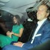 Pippa Middleton arrivant en compagnie de Ben Fogle à une soirée de gala organisée par Waitrose à Londres le 8 mai 2014