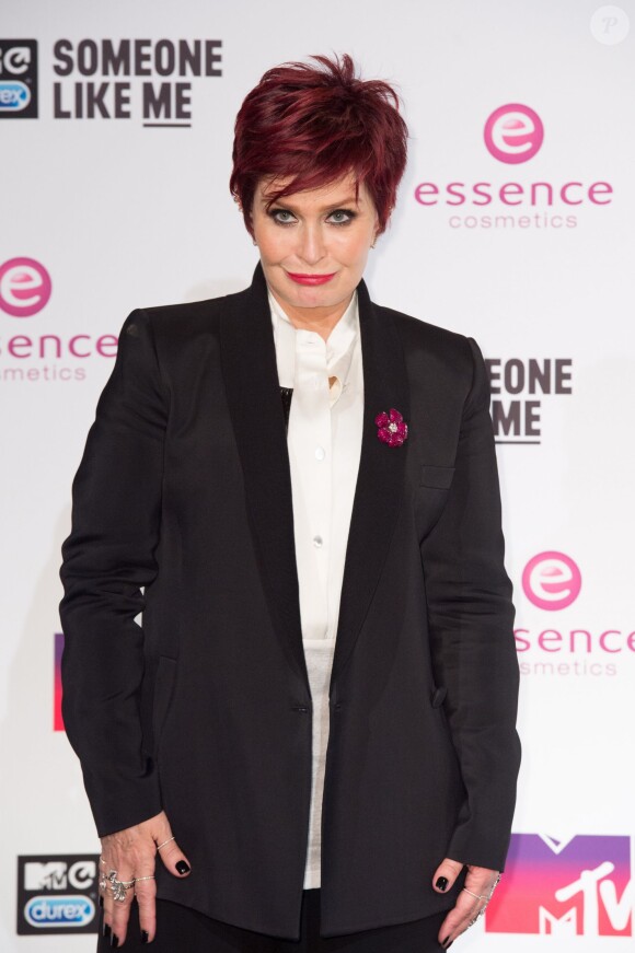 Sharon Osbourne pose au Photocall des MTV Europe Music Awards 2014 à "The Hydro" le 9 Novembre 2014 à Glasgow, Ecosse.  