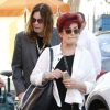 Sharon Osbourne et son mari Ozzy Osbourne font du shopping à Los Angeles Le 27 septembre 2014  