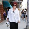 Sharon Osbourne à la sortie de chez le médecin à Beverly Hills, le 12 septembre 2014.  