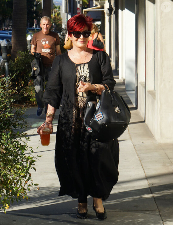 Exclusif - Sharon Osbourne fait du shopping à Los Angeles, le 11 juillet 2014 