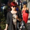 Exclusif - Sharon Osbourne fait du shopping à Los Angeles, le 11 juillet 2014.  
