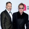 Elton John et David Furnish - 13e soirée Elton John AIDS Foundation à New York le 28 octobre 2014