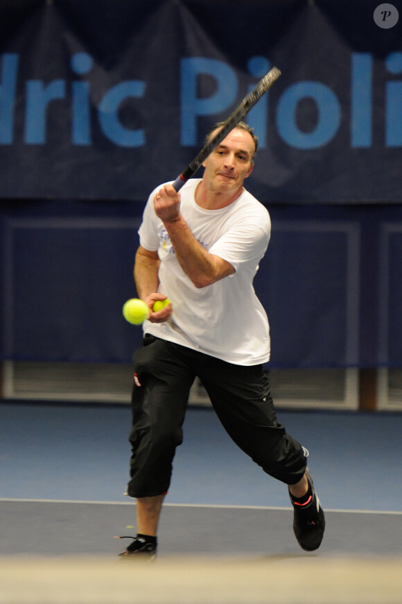 Pascal Sellem lors de la journée Sourire Gagnant organisée par l'association Enfant Star et Match au Levallois Sporting Club le 18 décembre 2014