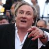 Gérard Depardieu - Montée des marches du film "The Homesman" lors du 67e Festival du film de Cannes le 18 mai 2014.