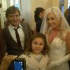 Mariage de Julie de Secret Story 8 et de son Sébastien, le 20 décembre 2014 à Yvetot. Le père de Julie était là pour accompagner sa fille...