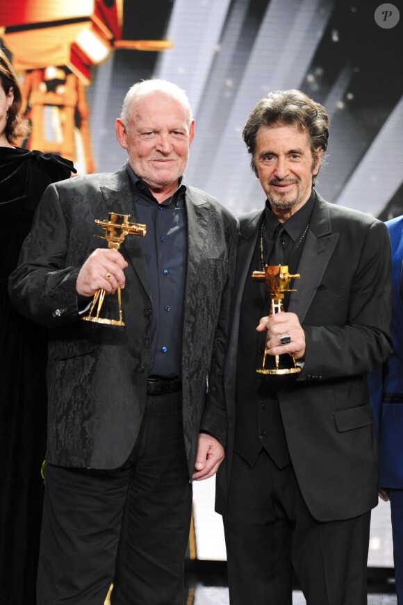 Joe Cocker (meilleure musique), Al Pacino aux 48eme "Golden Camera" a l'auditorium Ullstein a Berlin. Le 2 fevrier 2013  