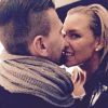 Aurélie Van Daelen aux côtés de son chéri ? Ca en a tout l'air ! Décembre 2014.