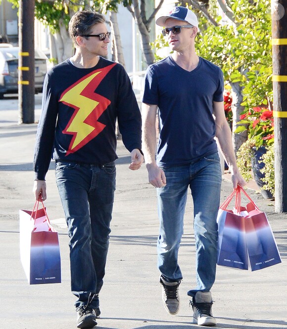 Neil Patrick Harris et David Burtka à West Hollywood, Los Angeles, le 27 décembre 2014