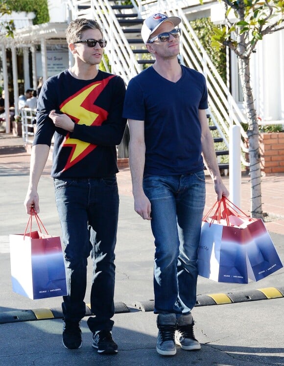 Neil Patrick Harris et David Burtka à West Hollywood, Los Angeles, le 27 décembre 2014