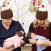 Holly Branson, la fille de Richard, présente ses jumeaux, nés le 20 décembre 2014, avec son mari Freddie.