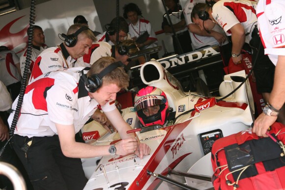Franck Montagny de l'écurie Aguri Honda sur le circuit du Grand Prix de Monaco le 25 mai 2006