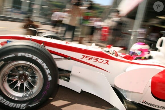 Franck Montagny de l'écurie Aguri Honda lors du Grand Prix de Monaco le 25 mai 2006