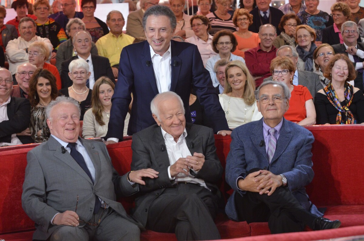 Photo De Presse Vintage 1982 : Philippe Bouvard, Michel Drucker & Jacques Martin - I171