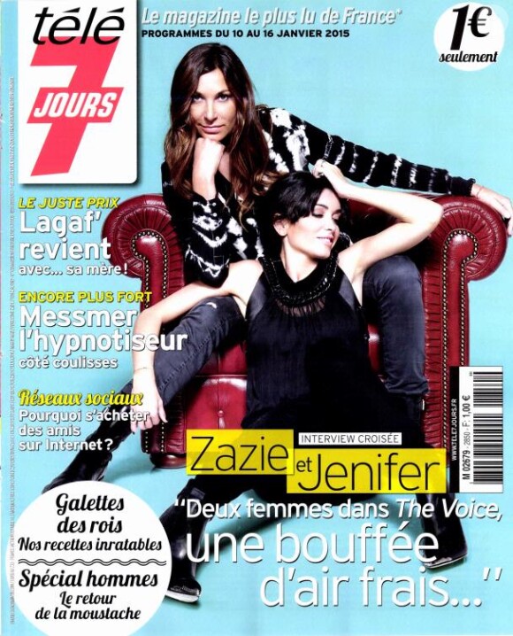 Magazine Télé 7 Jours en kiosques le 5 janvier 2015.