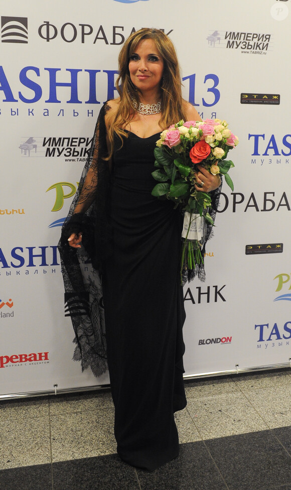 Helene Segara a la soiree "2013 Tashir Music Awards" a Moscou, le 18 mai 2013.  