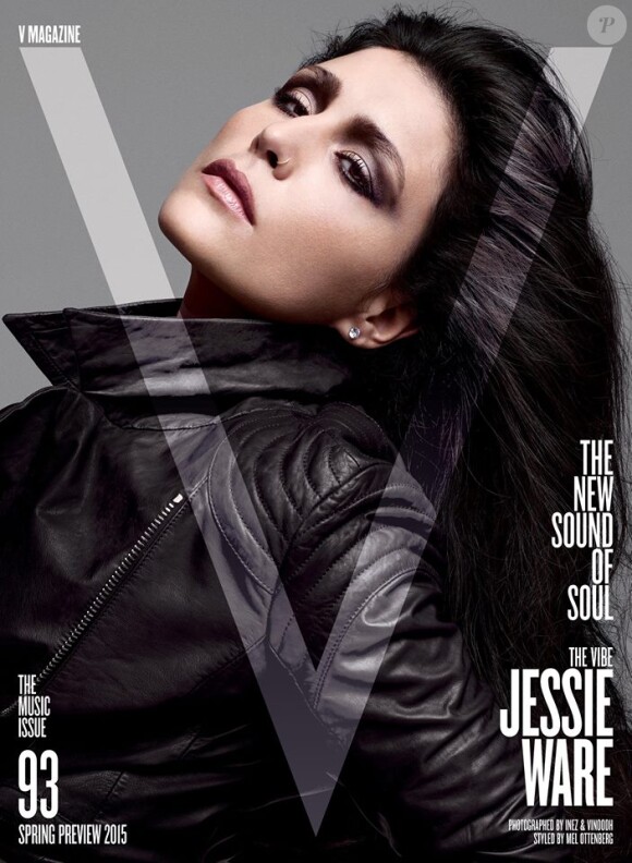 Jessie Ware en couverture du numéro V93 du magazine V. Printemps 2015.