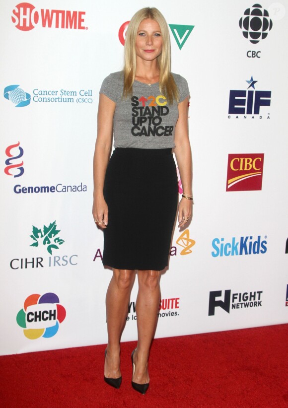 Gwyneth Paltrow à la Soirée de charité "Stand Up To Cancer" à Hollywood le 5 septembre 2014 