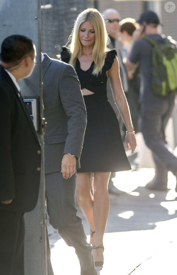 Gwyneth Paltrow arrive à l'émission "Jimmy Kimmel Live!'" à Hollywood, le 3 septembre 2014  