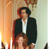 Bernard-Henri Lévy avec sa fille Justine au Bal du jeudi en 1997