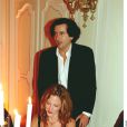  Bernard-Henri L&eacute;vy avec sa fille Justine au Bal du jeudi en 1997 