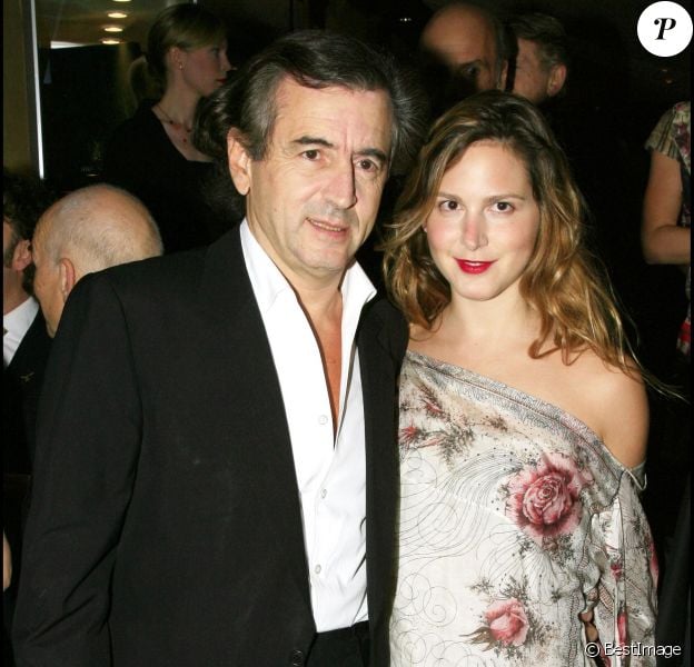 Bernard-Henri L&eacute;vy et sa fille Justine lors des Scopus Awards 2006