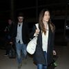 Justin Timberlake et sa femme Jessica Biel arrivent à l'aéroport LAX de Los Angeles. Le 27 mars 2014 