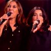 Combat de looks pour les deux ravissantes coachs féminines, Jenifer et Zazie, dans The Voice 4, sur TF1, le samedi 10 janvier 2015