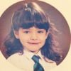 Kelly Brook, enfant. Un cliché dévoilé le 5 janvier 2015 sur Instagram.