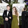 Eddie Redmayne et sa femme Hannah Bagshawe - La 72e cérémonie annuelle des Golden Globe Awards à Beverly Hills, le 11 janvier 2015