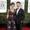 Benedict Cumberbatch et sa fiancée Sophie Hunter enceinte - La 72e cérémonie annuelle des Golden Globe Awards à Beverly Hills, le 11 janvier 2015