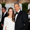 Jeff Goldblum et sa femme Emilie Livingston enceinte - La 72e cérémonie annuelle des Golden Globe Awards à Beverly Hills, le 11 janvier 2015