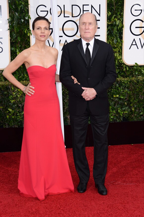 Lucina Duvali et Robert Duvall - La 72e cérémonie annuelle des Golden Globe Awards à Beverly Hills, le 11 janvier 2015