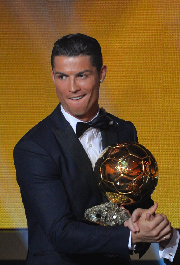 Cristiano Ronaldo Ballon D'Or 2014 à Zurich, le 12 janvier 2015.