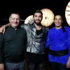 Exclusif - Kendji Girac et ses parents dans les coulisses de l'émission Johnny, la soirée événement, diffusée sur TF1 en prime-time le 20 décembre 2014.