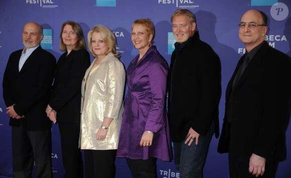 Bob Eisenhardt, Susan Froemke, Deborah Voigt, Margaret Juntwait, Jay Hunter Morris et Peter Gelb à la première de Wagner's Dream, au Tribeca Film Festival à New York, le 25 avril 2012