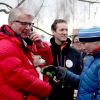 Le prince Haakon et la princesse Mette-Marit de Norvège donnaient le coup d'envoi de l'Année 2015 des loisirs en plein air, le 13 janvier 2015 à Oslo.