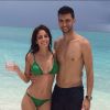 Chiara Picone et Javier Pastore - Photo publiée sur le compte Instagram de Chiara Picone le 21 octobre 2014