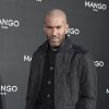 Zinédine Zidane, nouvelle égérie de la marque Mango, lors de la présentation de la nouvelle campagne de pub de la marque à Madrid, le 19 janvier 2015