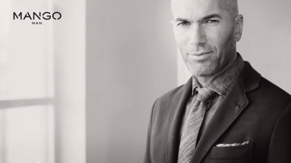 Zinédine Zidane : Sourire et regard charmeur, l'égérie Mango séduit
