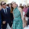 Gad Elmaleh et sa compagne Charlotte Casiraghi arrivant à la soirée pour l'inauguration du nouveau Yacht Club de Monaco, Port Hercule, le 20 juin 2014.