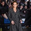 Jennifer Lopez (qui a changé de tenue) arrive sur le plateau de l'émission "The Daily Show with Jon Stewart" à New York, le 20 janvier 2015.  