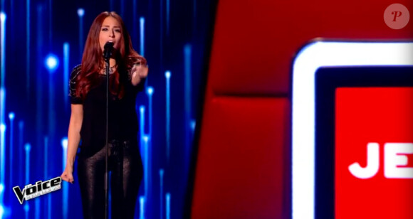 Hiba Tawaji dans The Voice 2015 sur TF1, le samedi 24 janvier 2015
