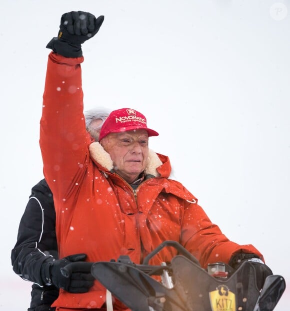 Niki Lauda - People à la "Kitz Charity Race" à Kitzbühel en Autriche le 24 janvier 2015.